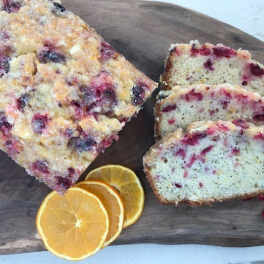 Cranberry Orange Poppy Seed Bread